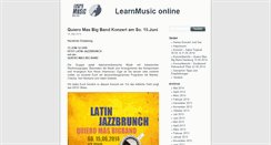 Desktop Screenshot of blog.learnmusic-online.com